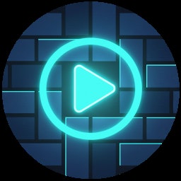 Local Masonry Video Player - Product Hunt launch logo and brand identity