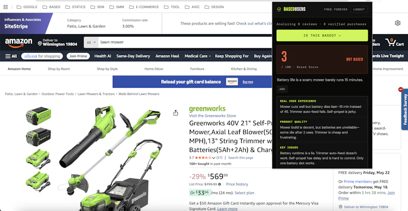 BasedUsers — Read Less. Buy Smarter. screenshot 4