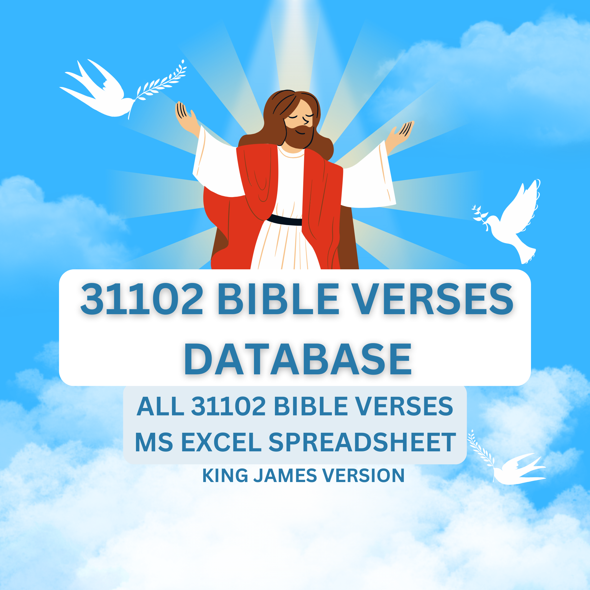 31102 Bible Verses Spreadsheet