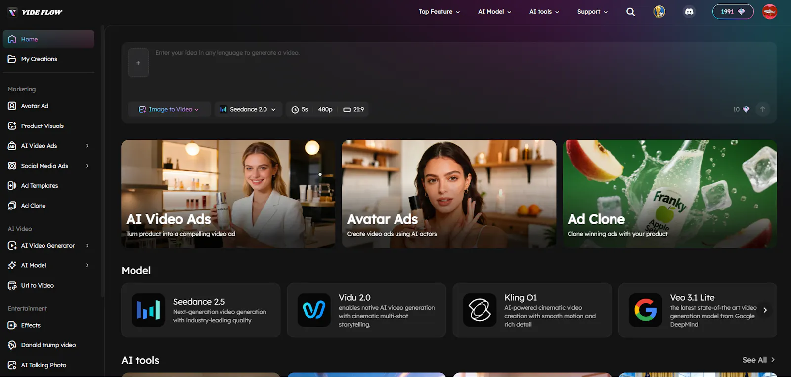 Videflow.ai screenshot 2