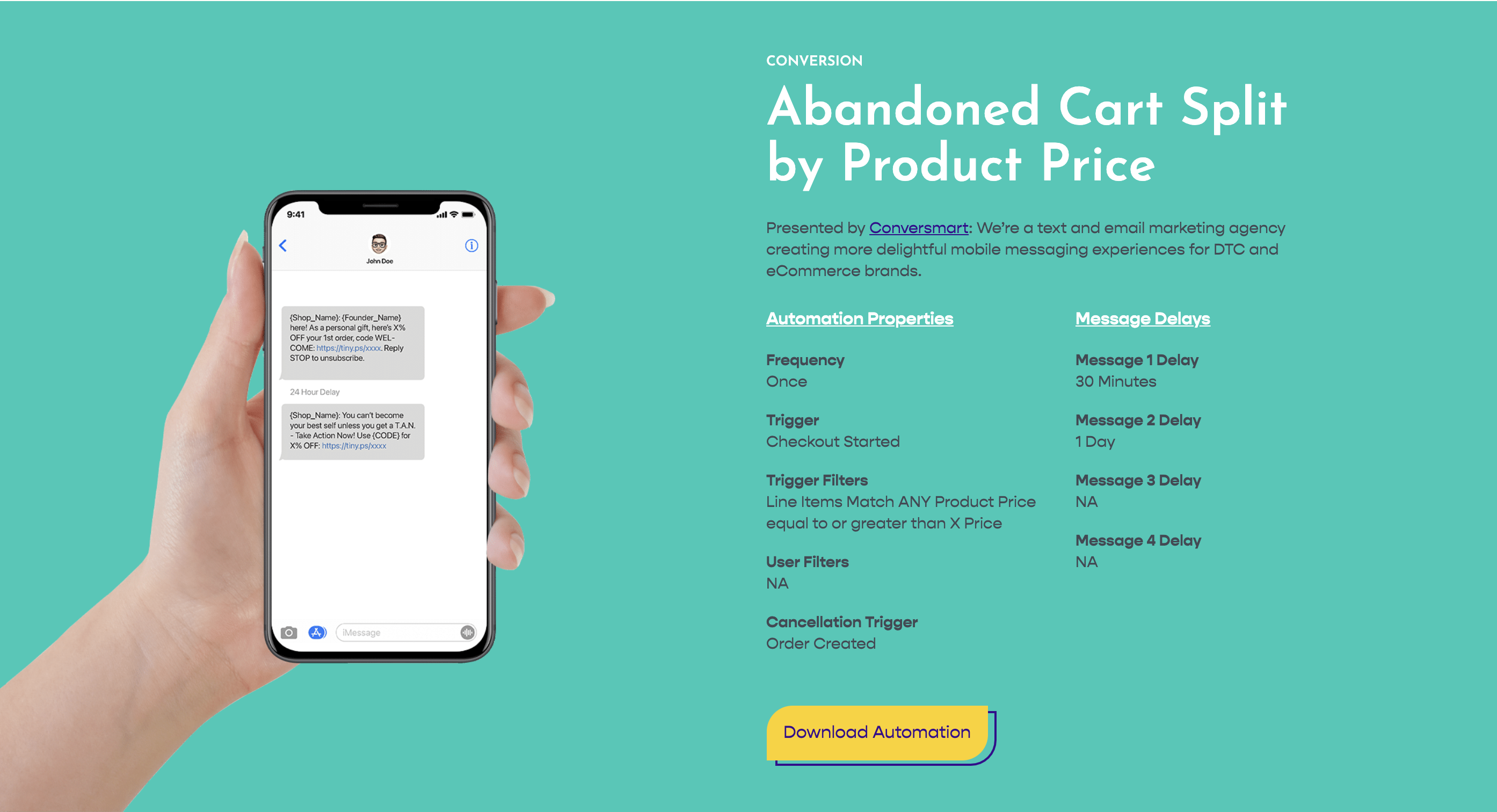 The SMS Automation Template Library gallery image