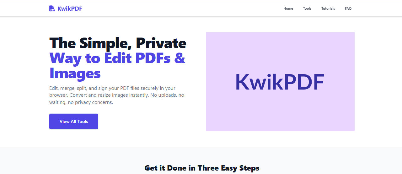 kwikpdf - 로컬 PDF 툴킷 미디어 1