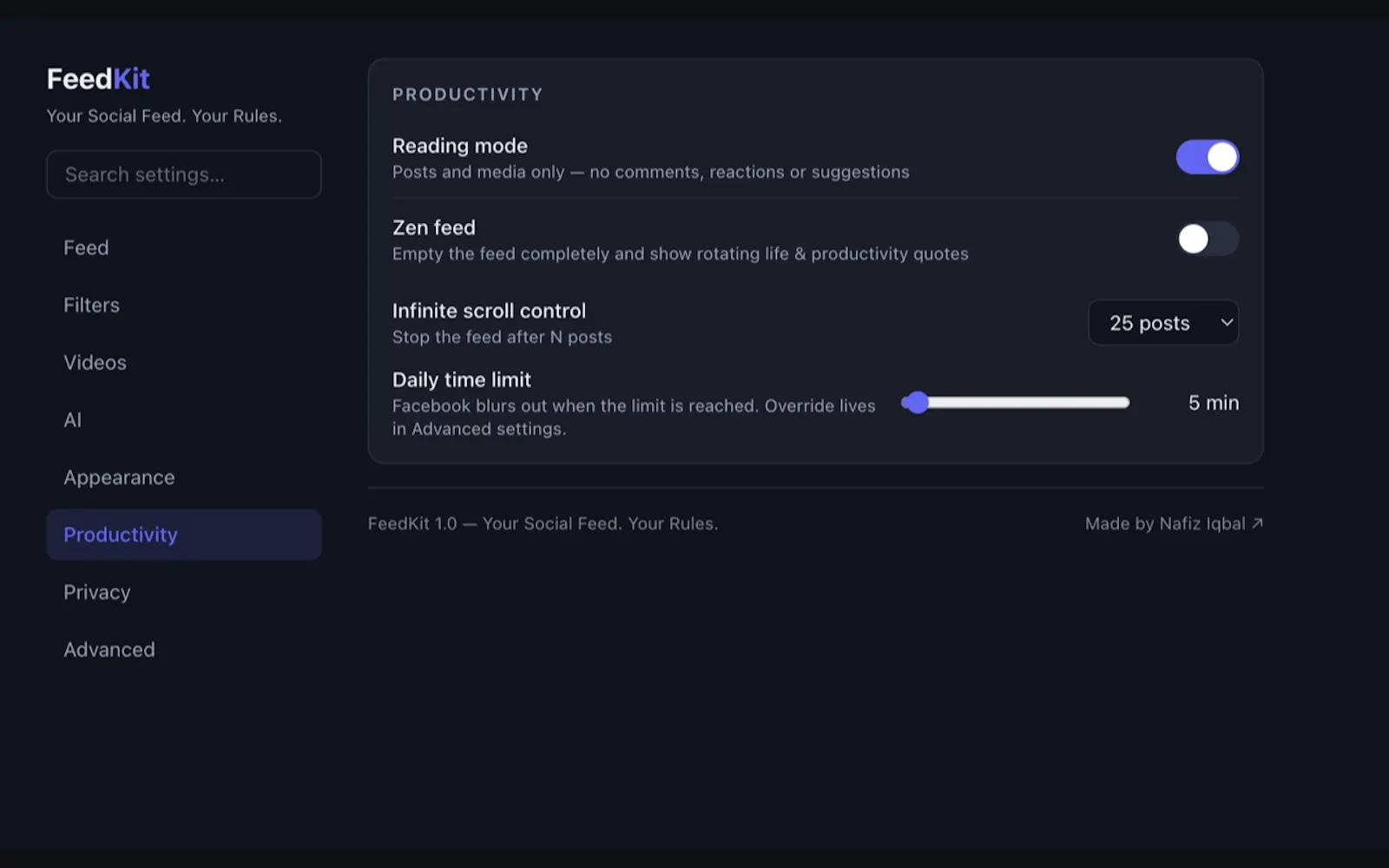 FeedKit screenshot 2