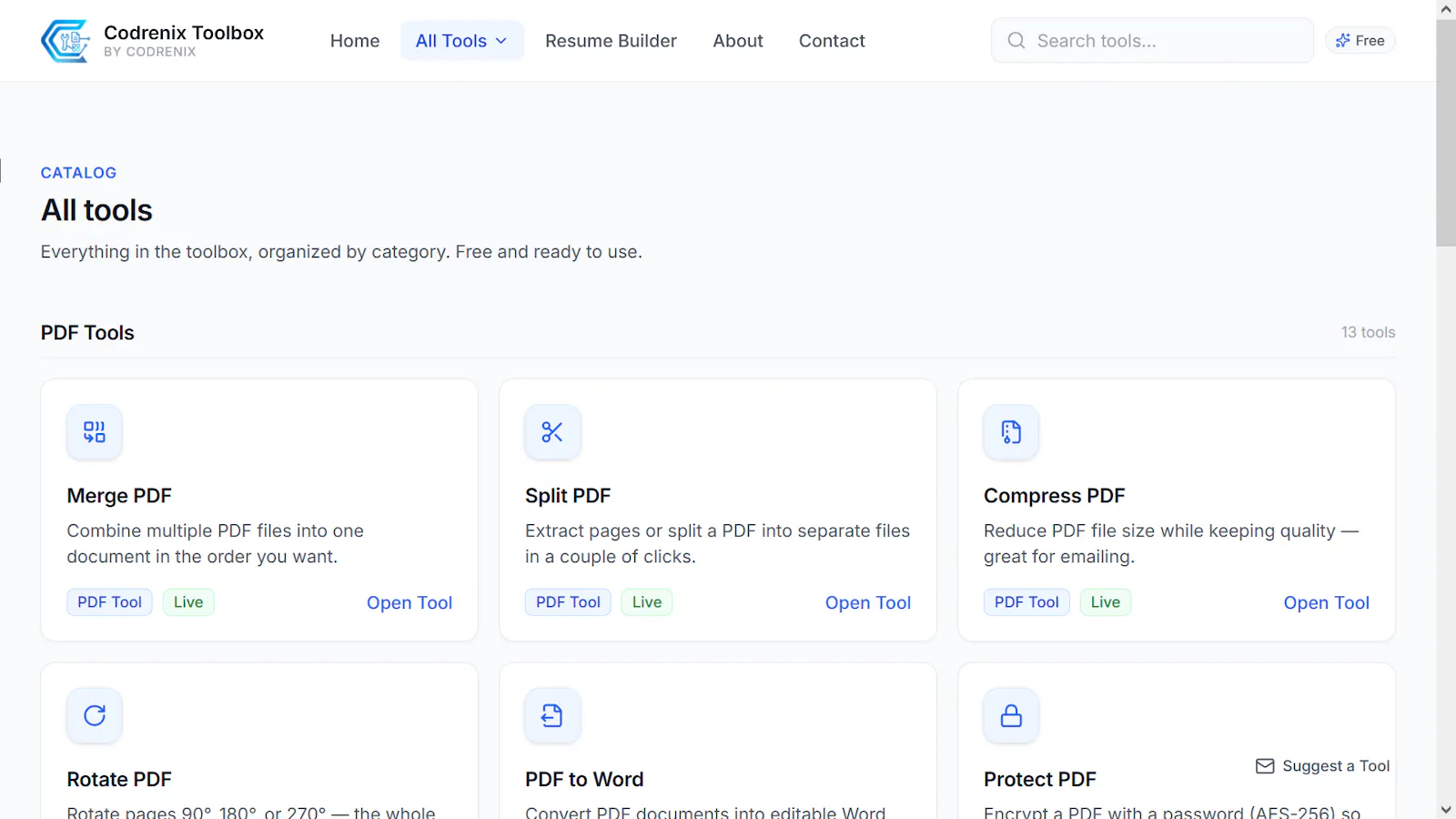 Codrenix Toolbox screenshot 3