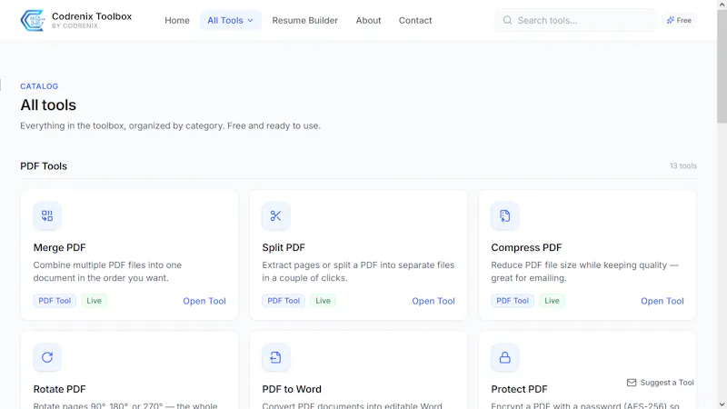 Codrenix Toolbox screenshot 3