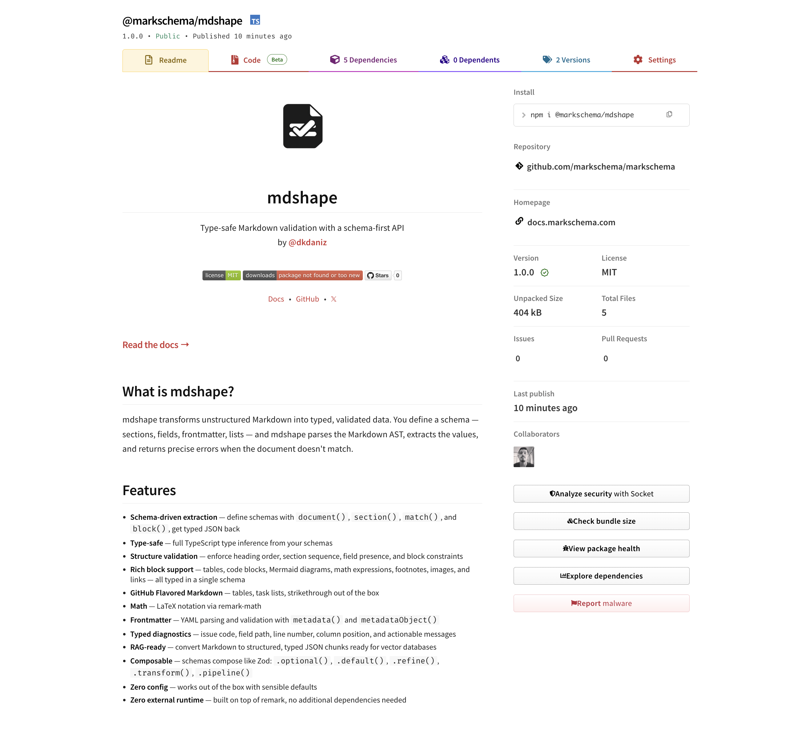 markschema gallery image