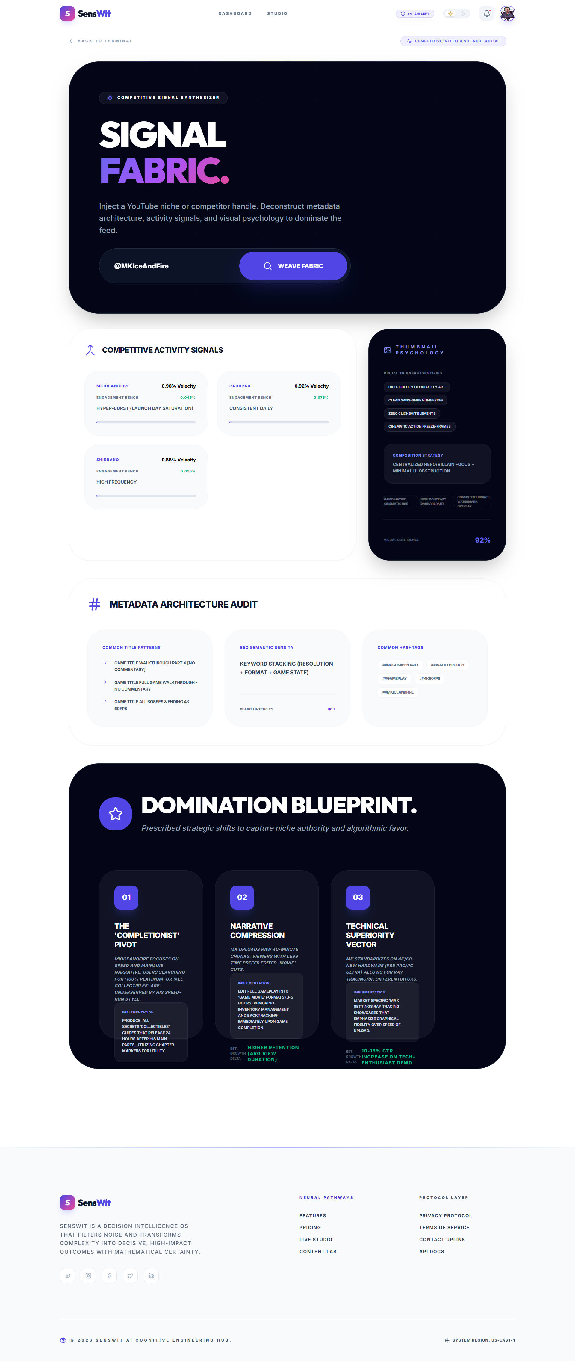 SensWit AI - Screenshot 5 showing product features and functionality