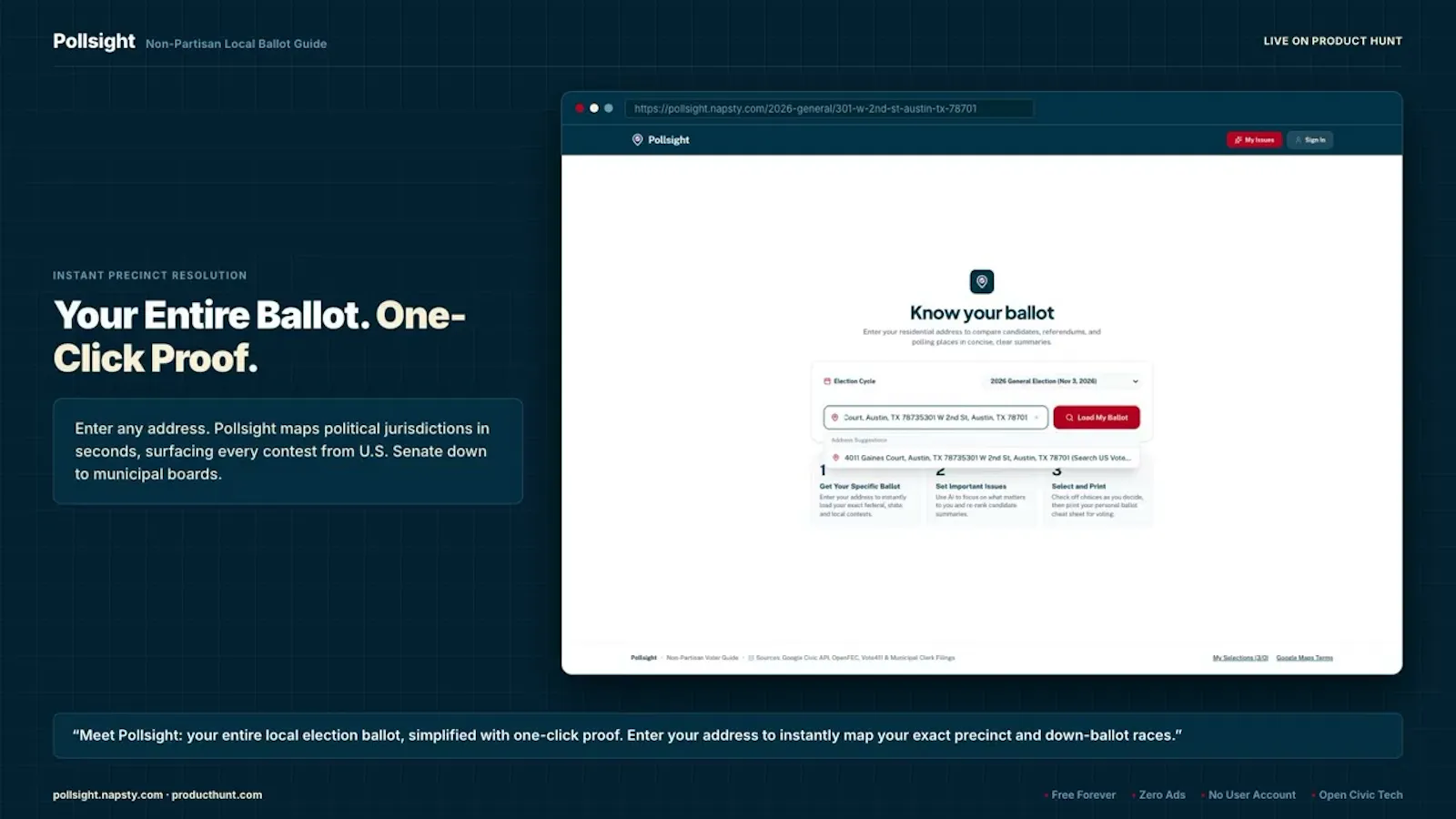 Pollsight screenshot 1 (video preview)