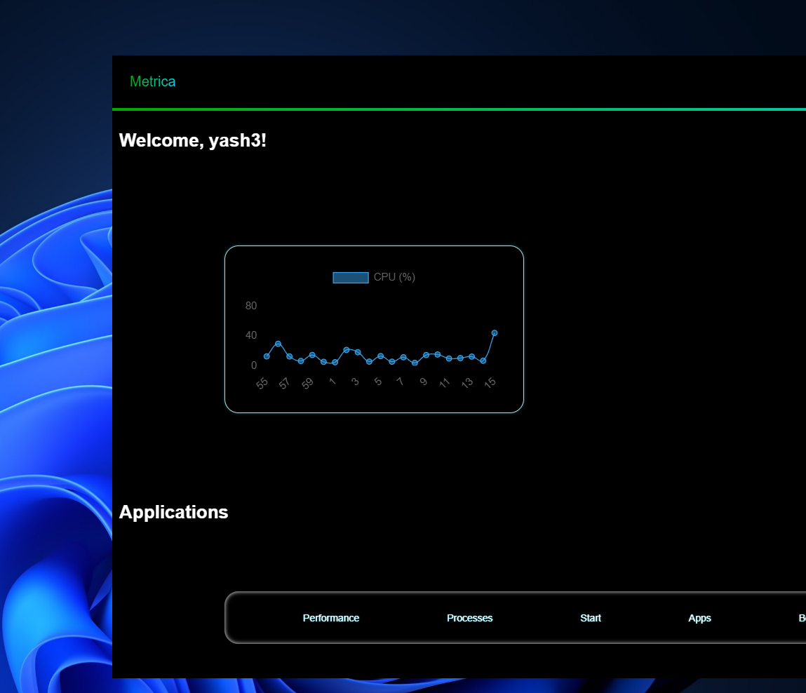 Metrica - Screenshot 2 showing product features and functionality
