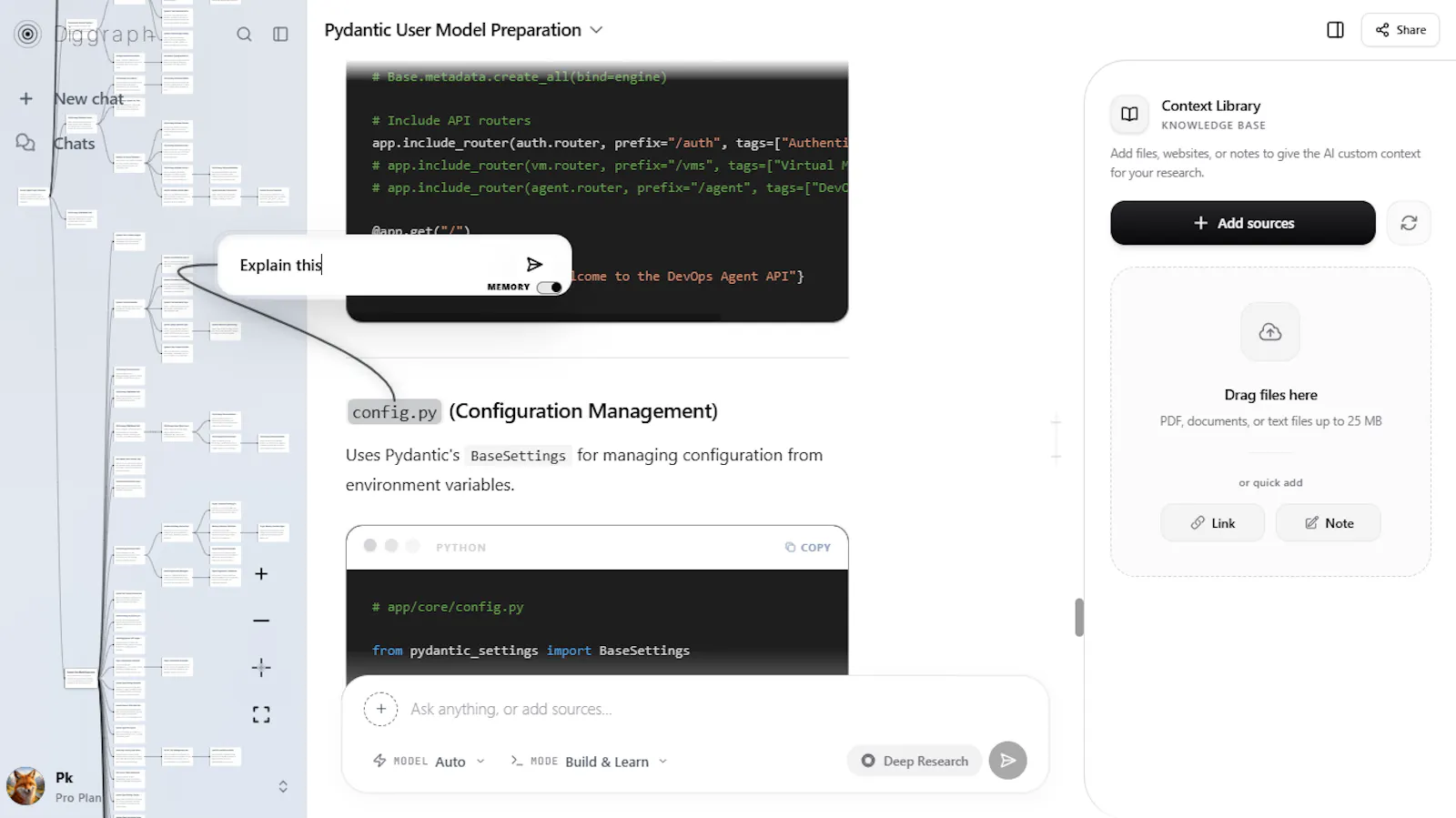 DigGraph screenshot 1