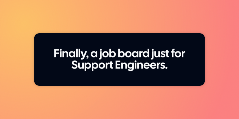 Support Engineer Pro - Infine, una tavola di lavoro solo per gli ingegneri di supporto media 1
