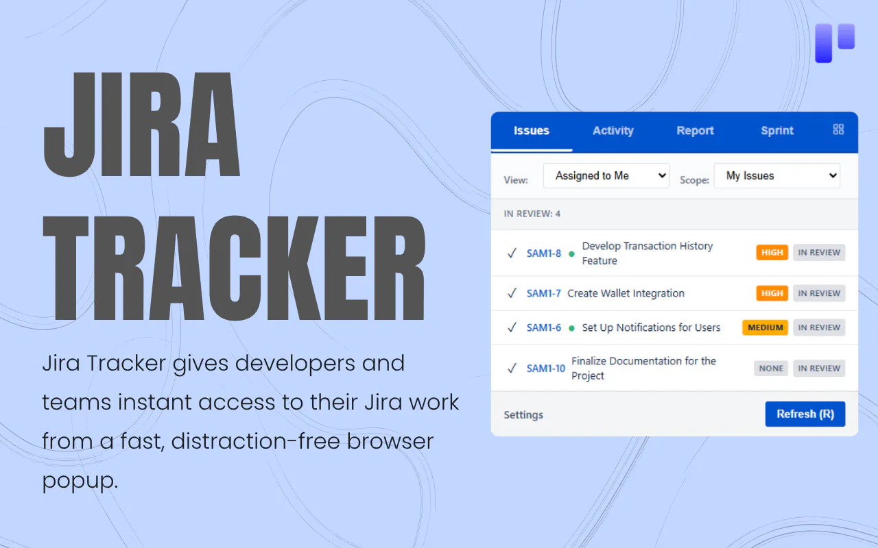 Jira Tracker gallery image