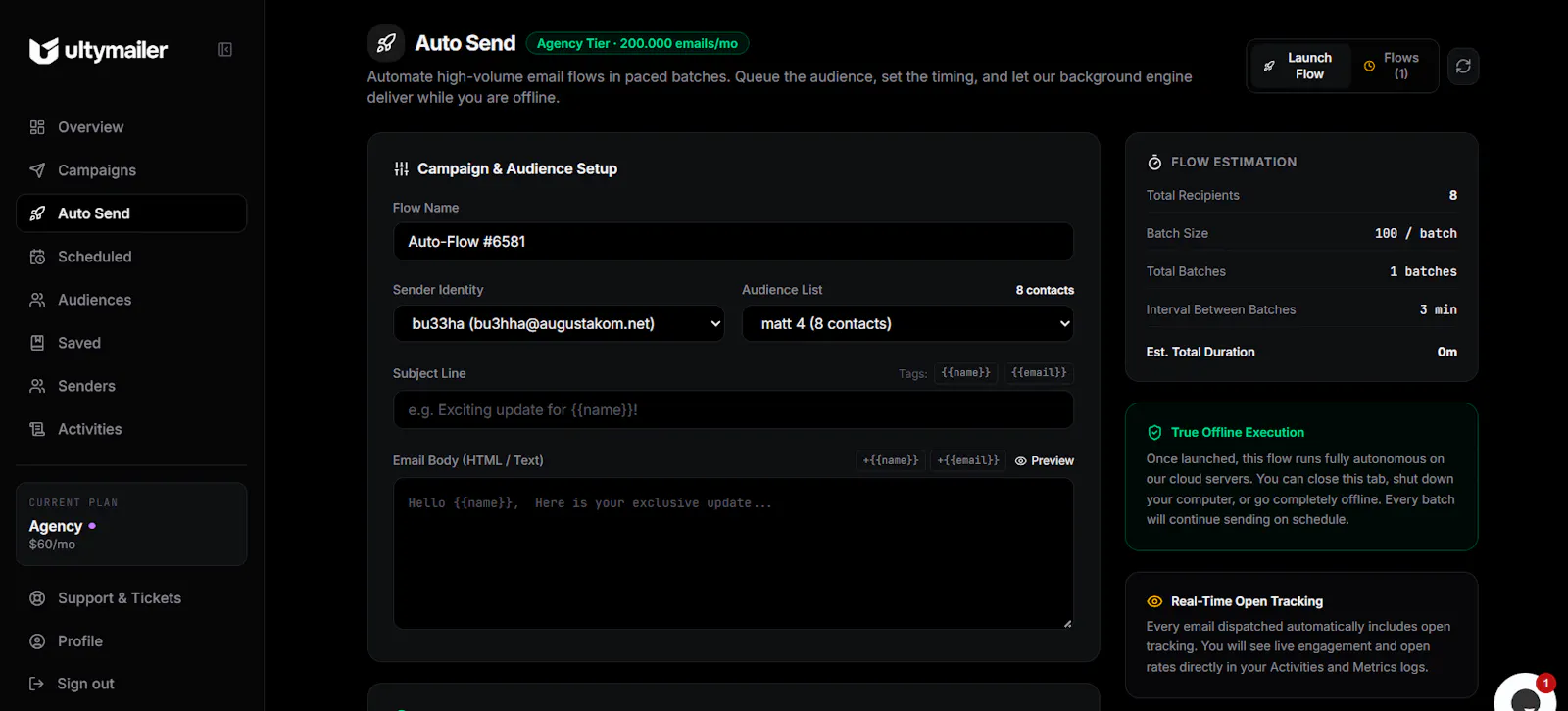 UltyMailer.com screenshot 4