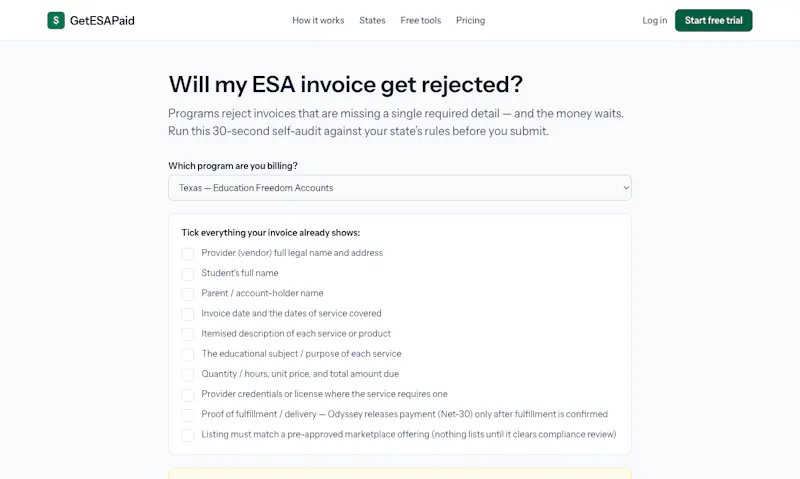 GetESAPaid screenshot 4