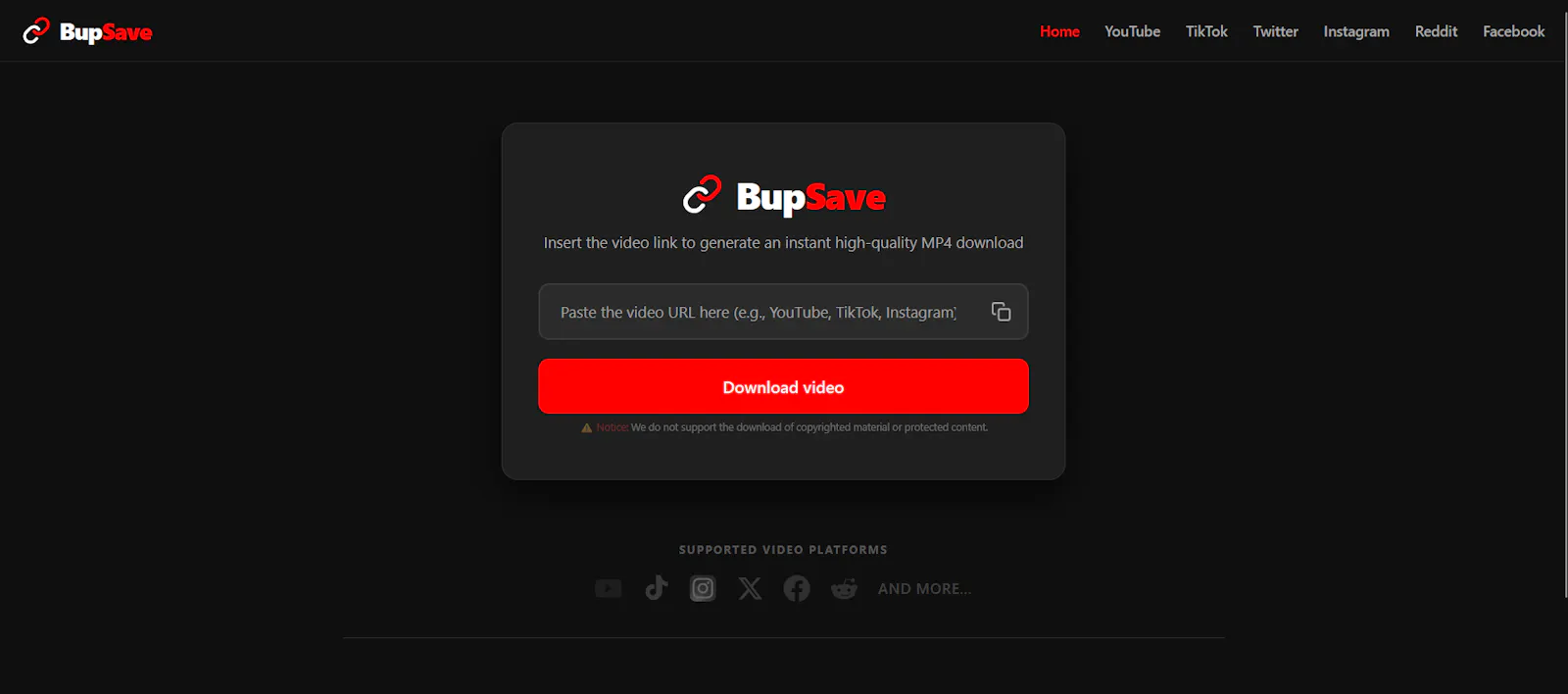 Bupsave screenshot 1