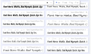 Font Hero gallery image