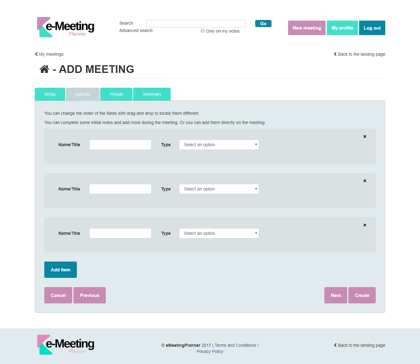 e-Meeting-Planner gallery image