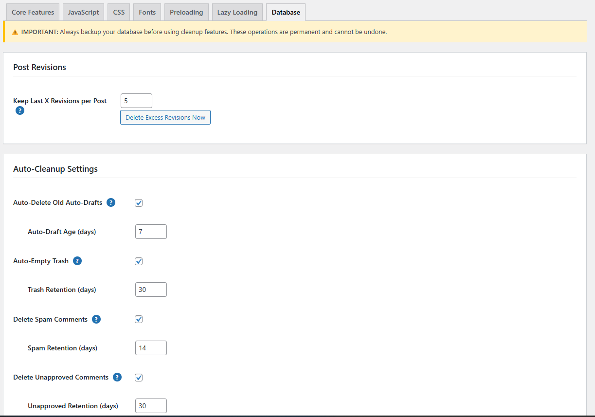 MBR WP Performance - Main product screenshot demonstrating key features and user interface