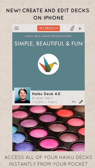 Haiku Deck 4.0 for iPhone gallery image