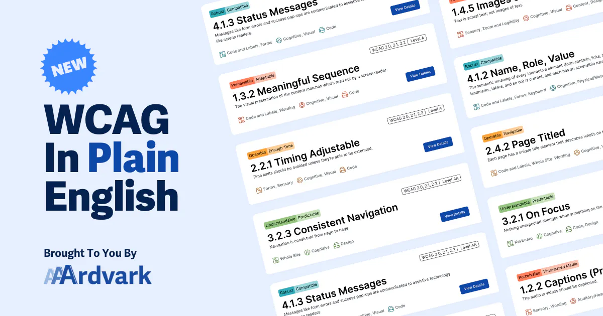 WCAG in Plain English