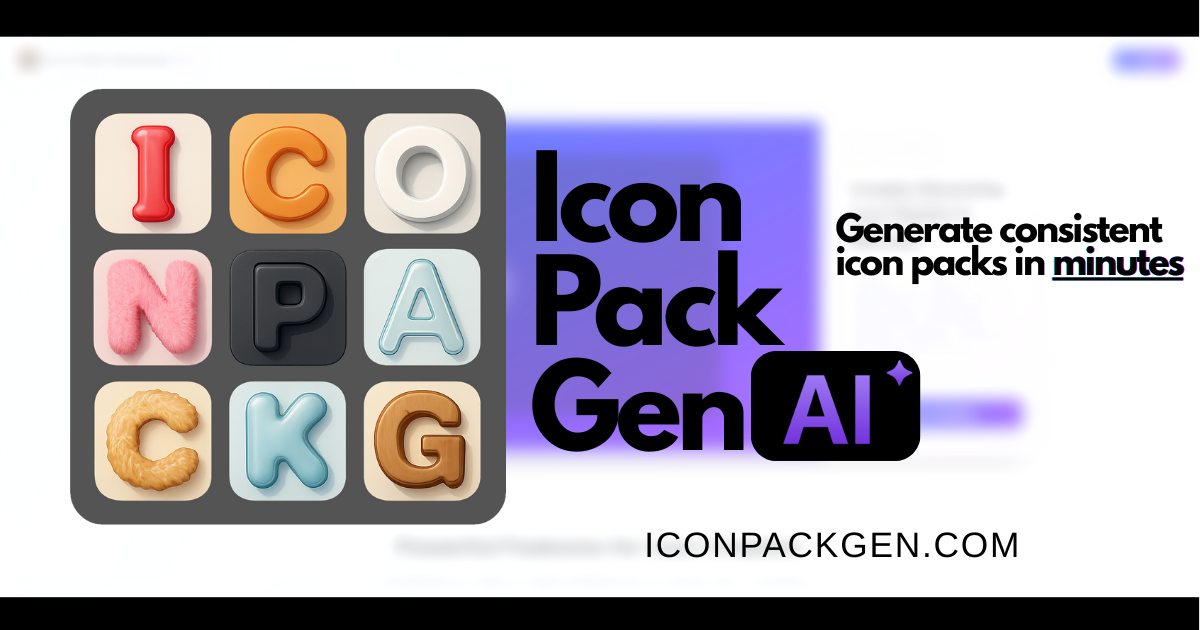 Média Générateur de pack icône - Générer des packs d'icônes cohérentes en quelques minutes 1