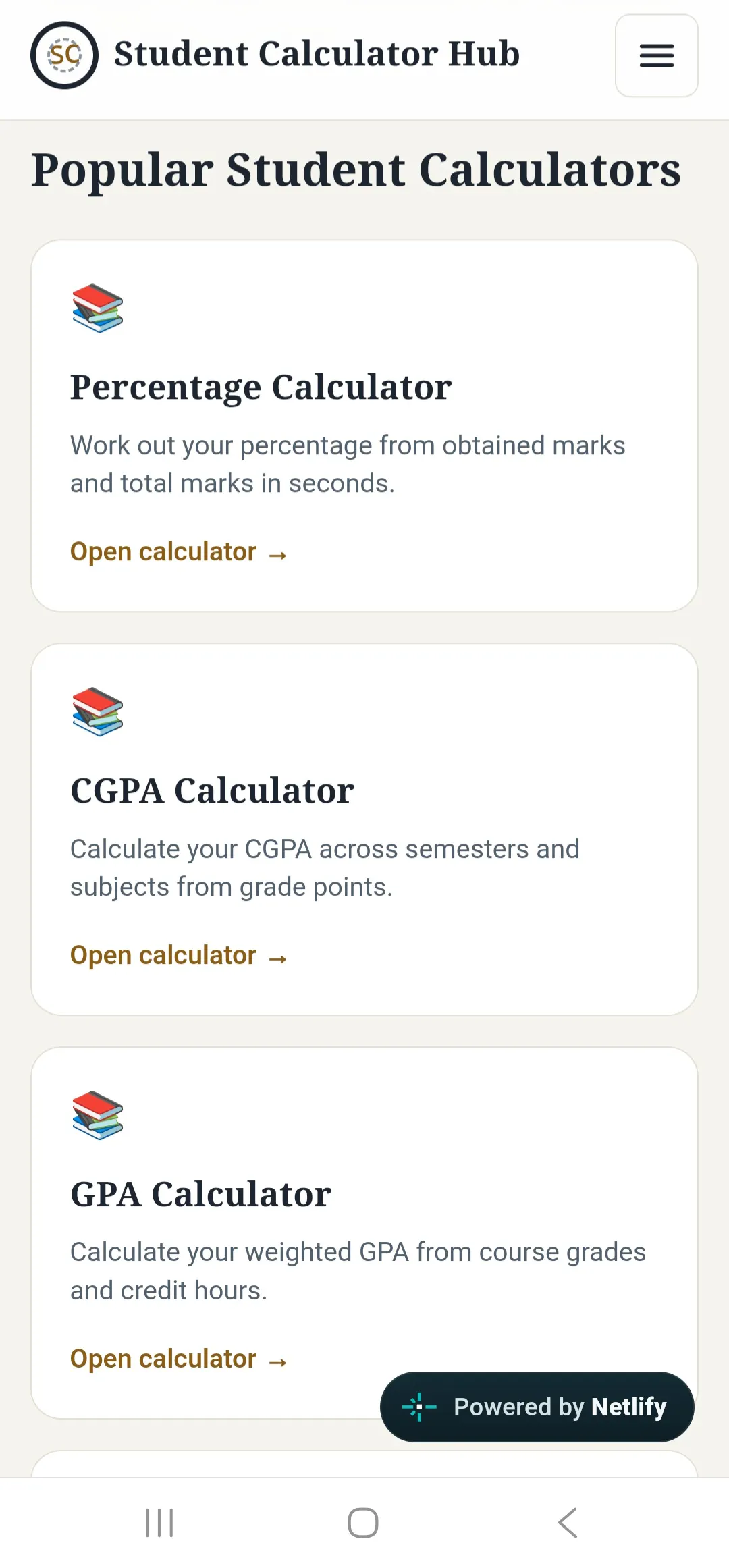 Student Calculator  gallery image