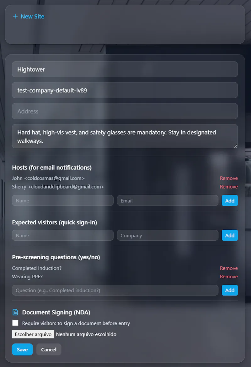 SiteSafe screenshot 6