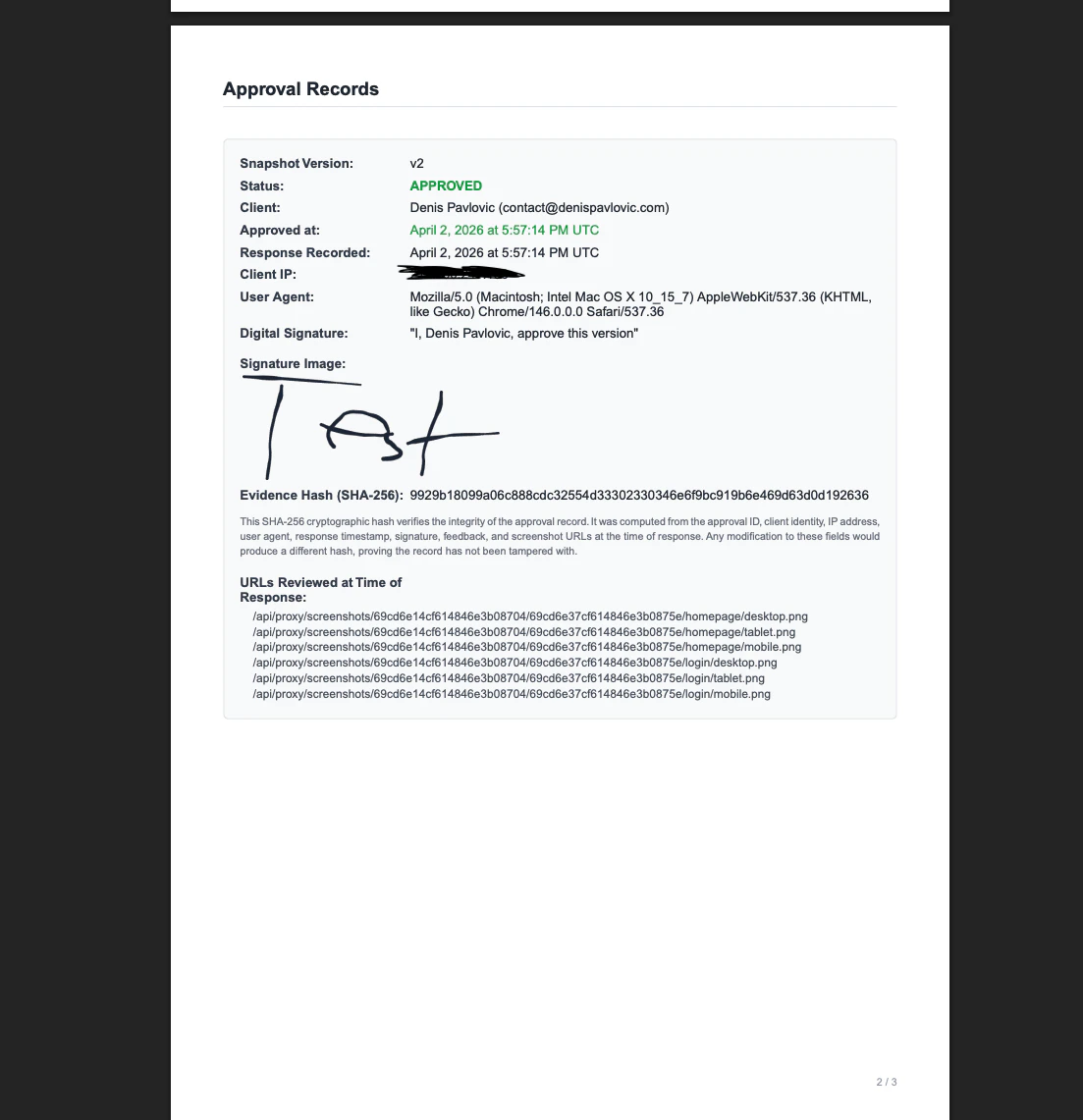 DeployProof screenshot 3