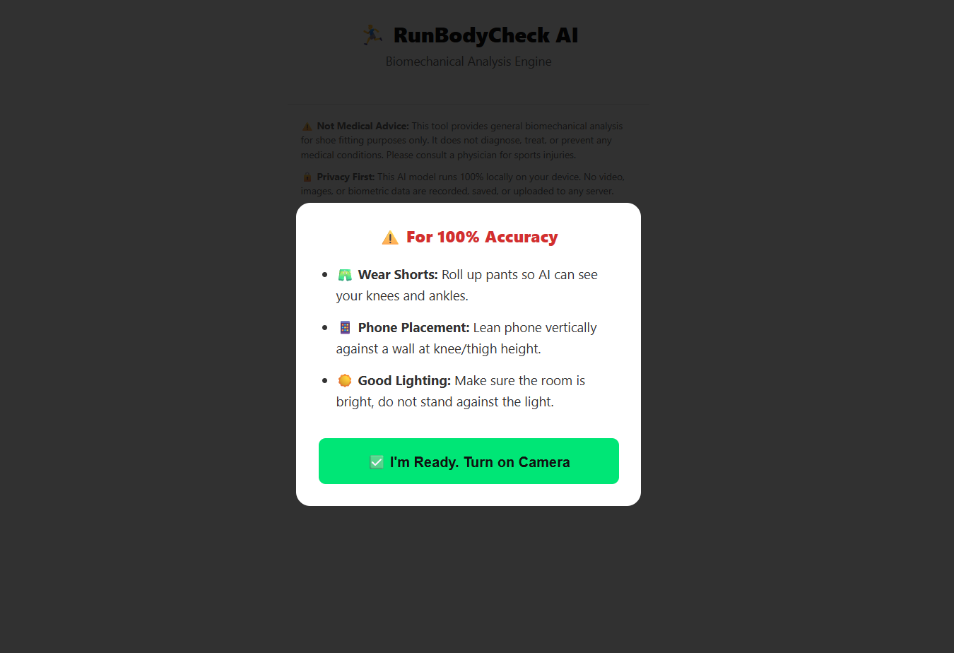 RunBodyCheck gallery image