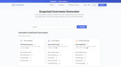 Snapchat Username Generator gallery image