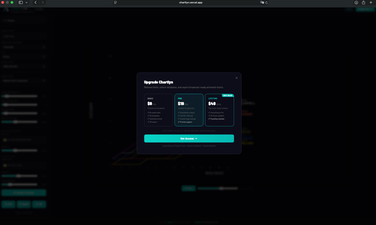 Chartlyn — Animated Line Race Charts gallery image