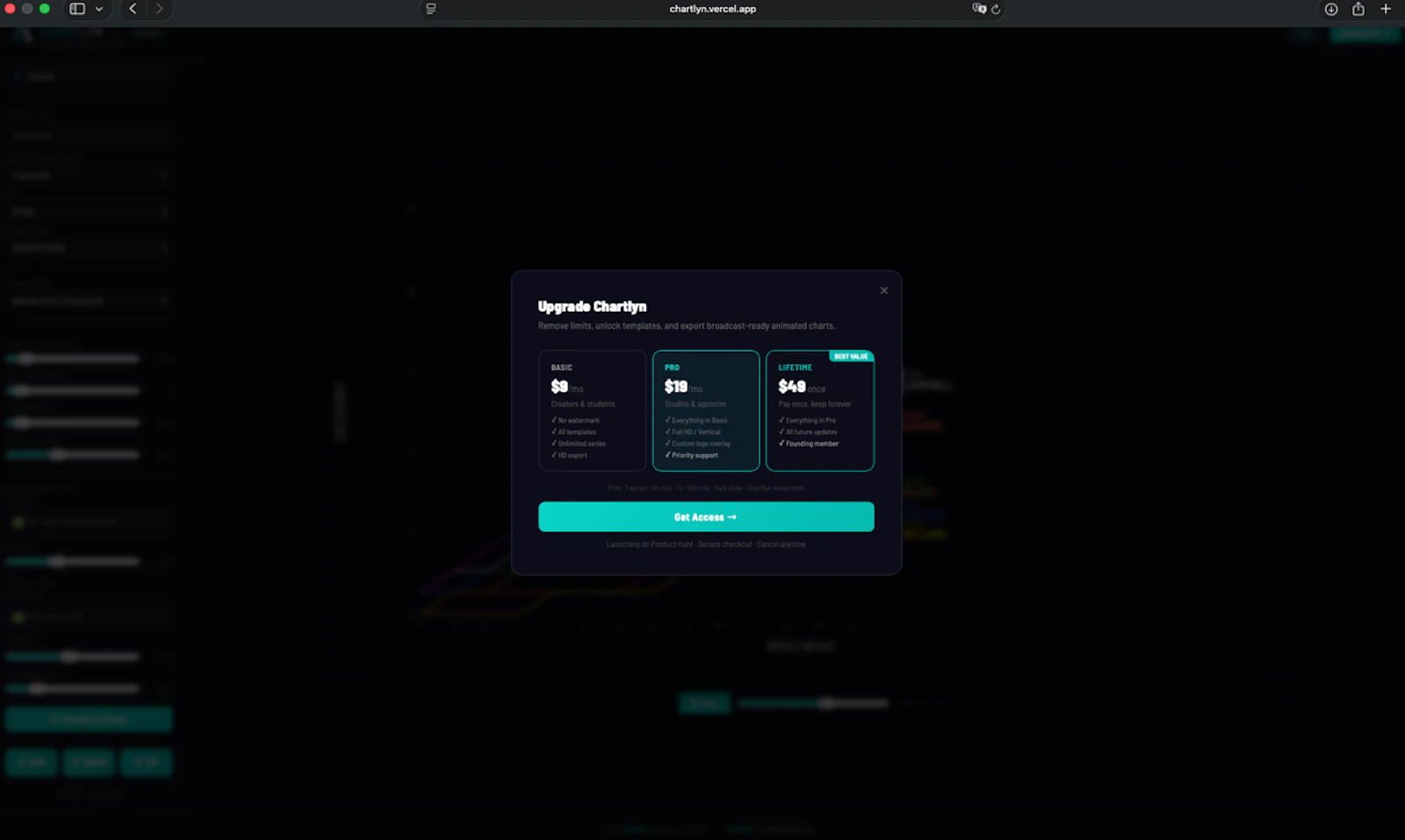 Chartlyn — Animated Line Race Charts screenshot 3
