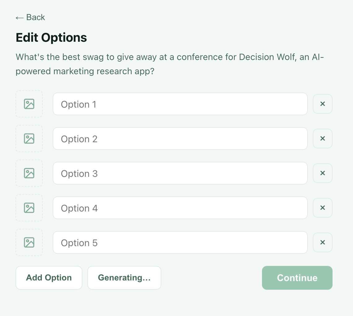 Decision Wolf - Poll 500 AI Personas gallery image