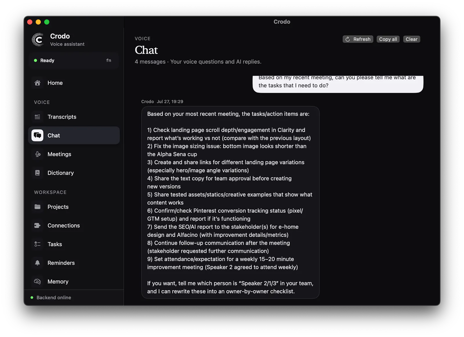 Crodo AI screenshot 3