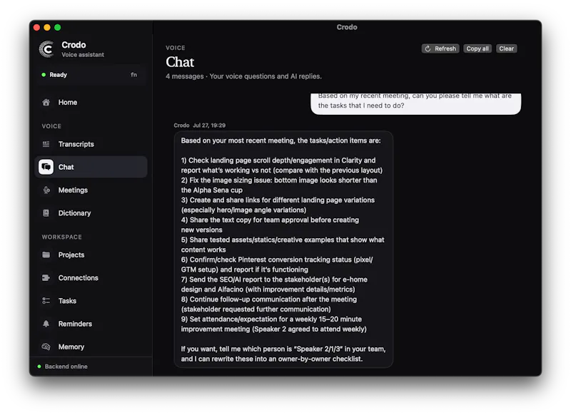 Crodo AI screenshot 3
