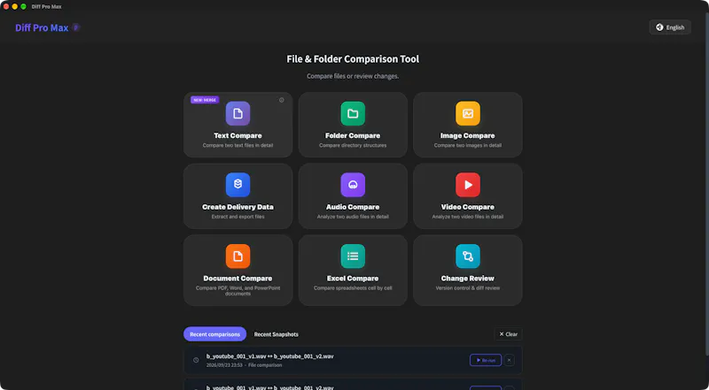 Diff Pro Max - File Compare screenshot 3