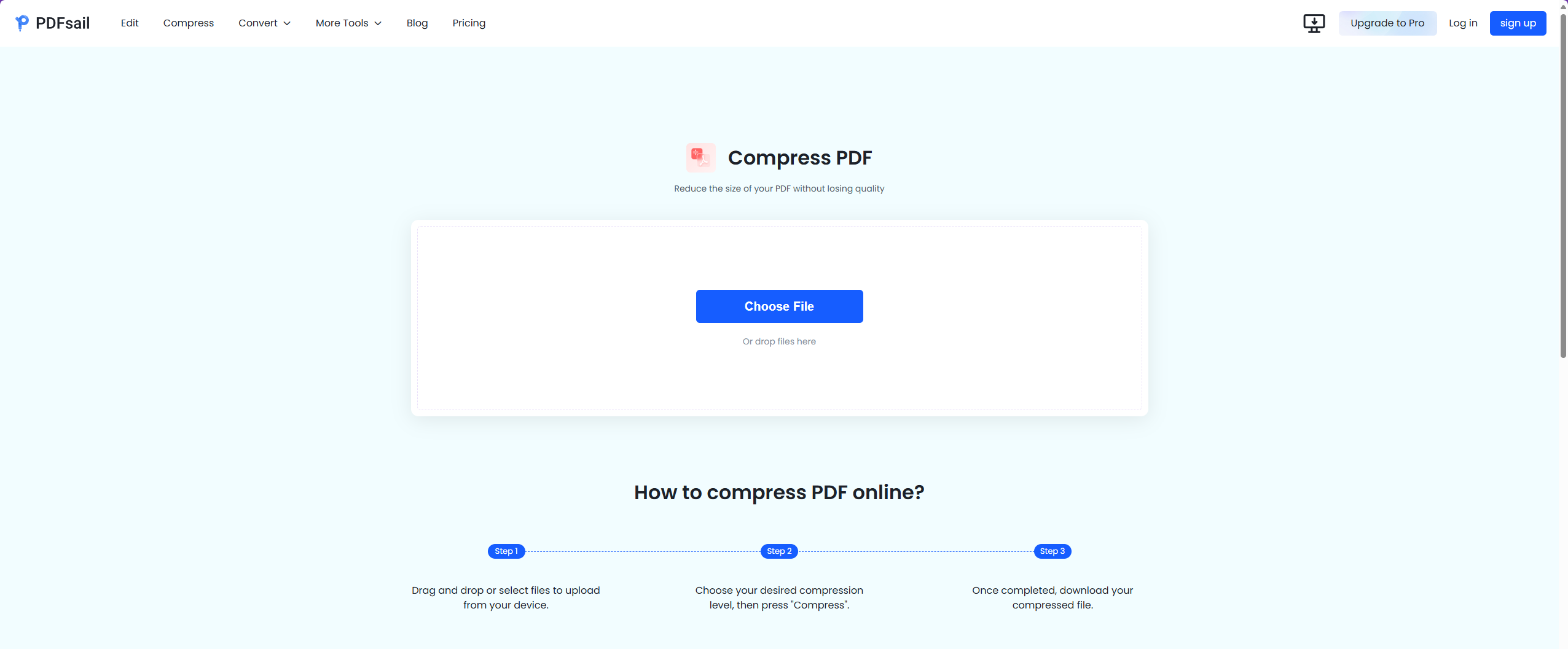 Media Pdfsail - PDFSail adalah perkhidmatan dalam talian untuk bekerja dengan fail PDF. 2