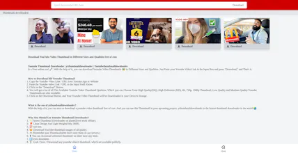 YouTube thumbnail downloader gallery image