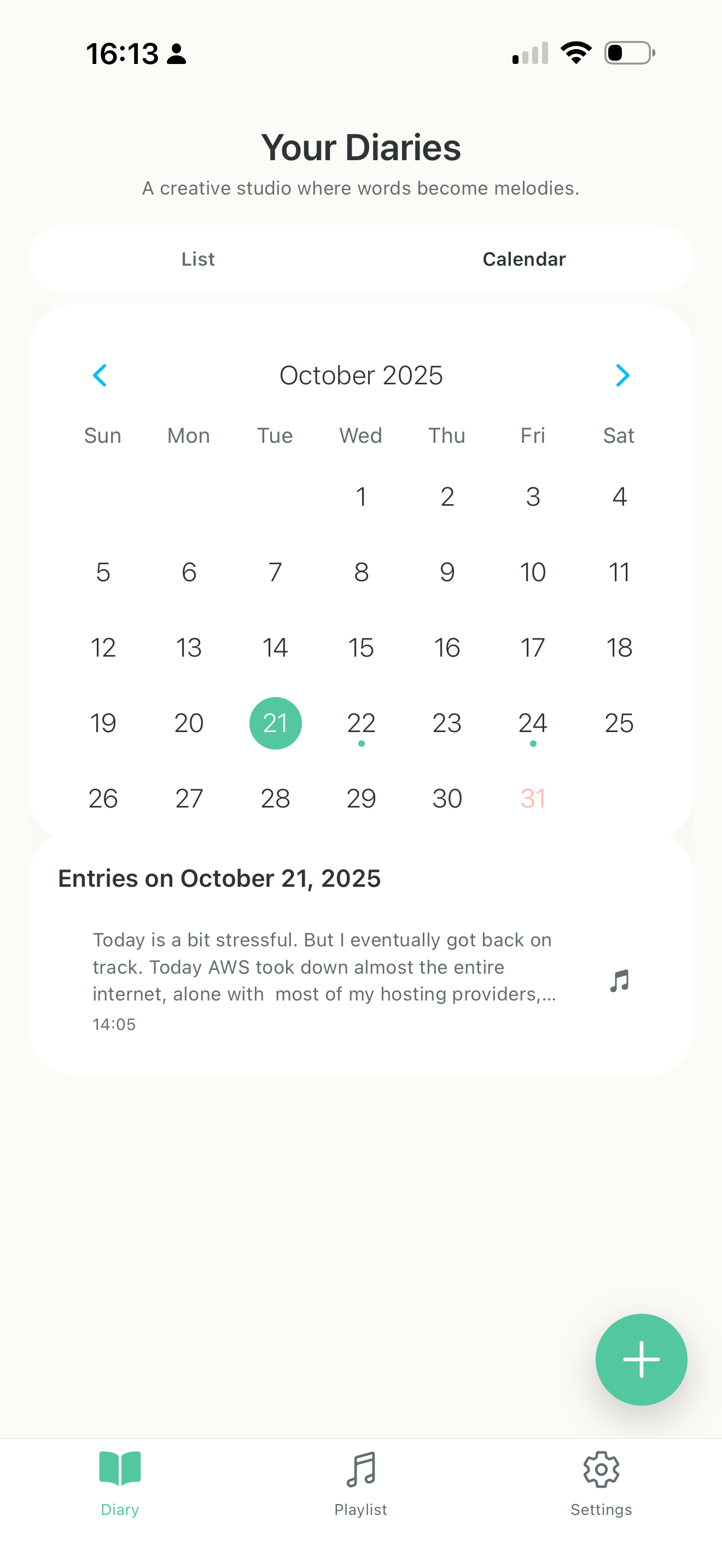 diary vibes gallery image