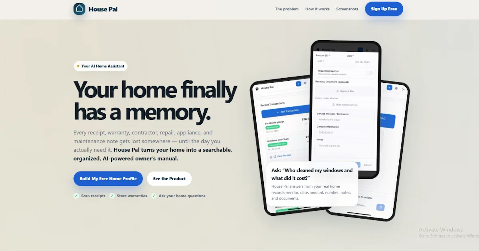 House Pal screenshot 1