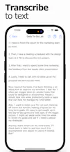 Voice Recorder & Transcription iOS App gallery image