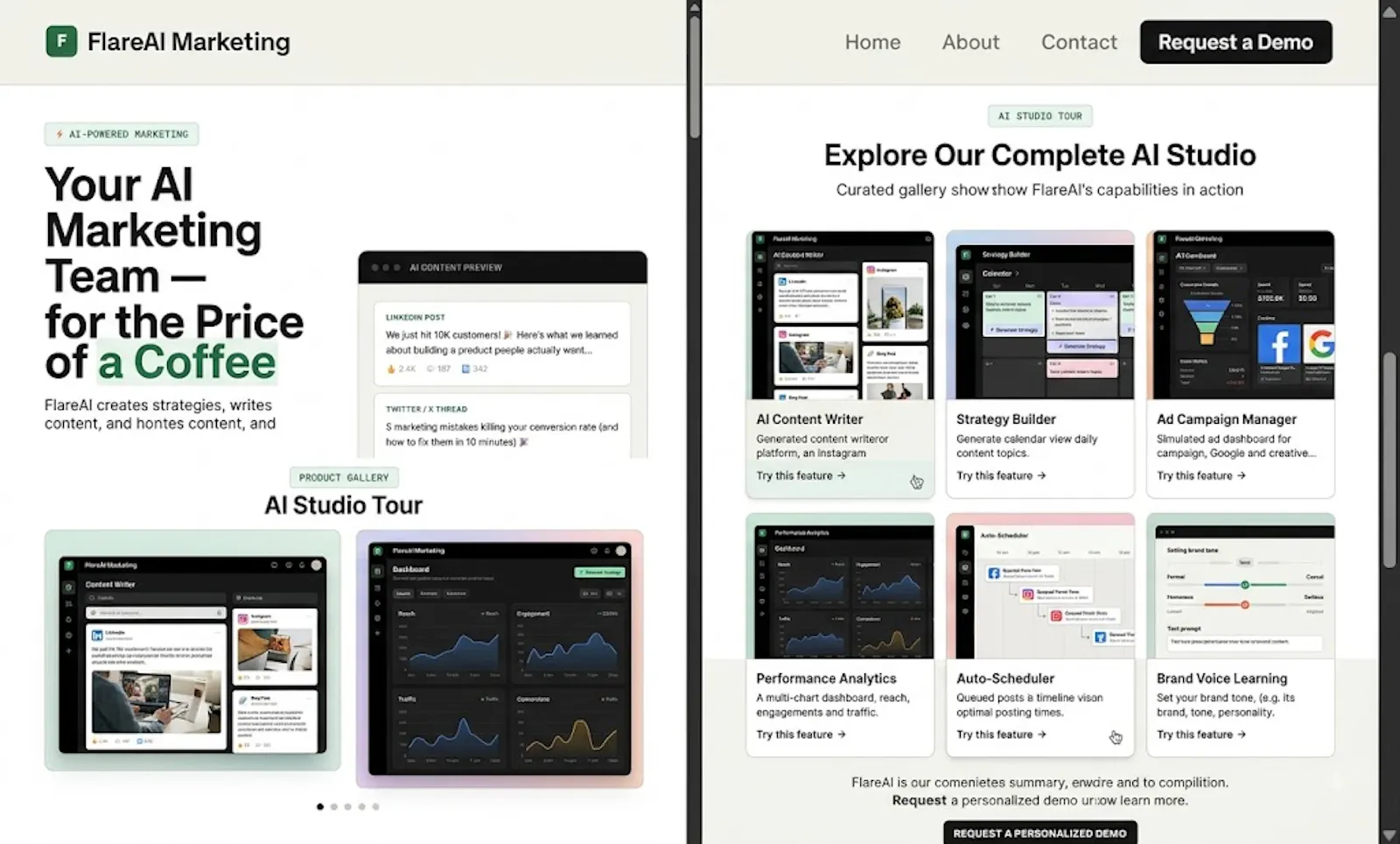 FlareAi Marketing screenshot 2
