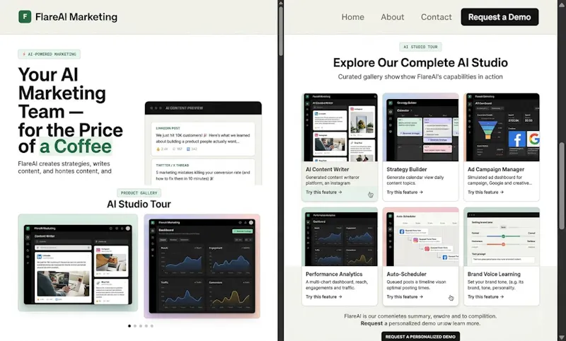 FlareAi Marketing screenshot 2