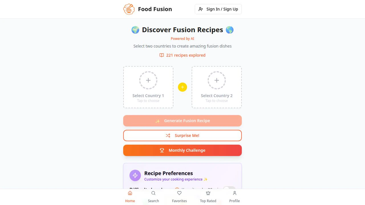 Food Fuson App logo