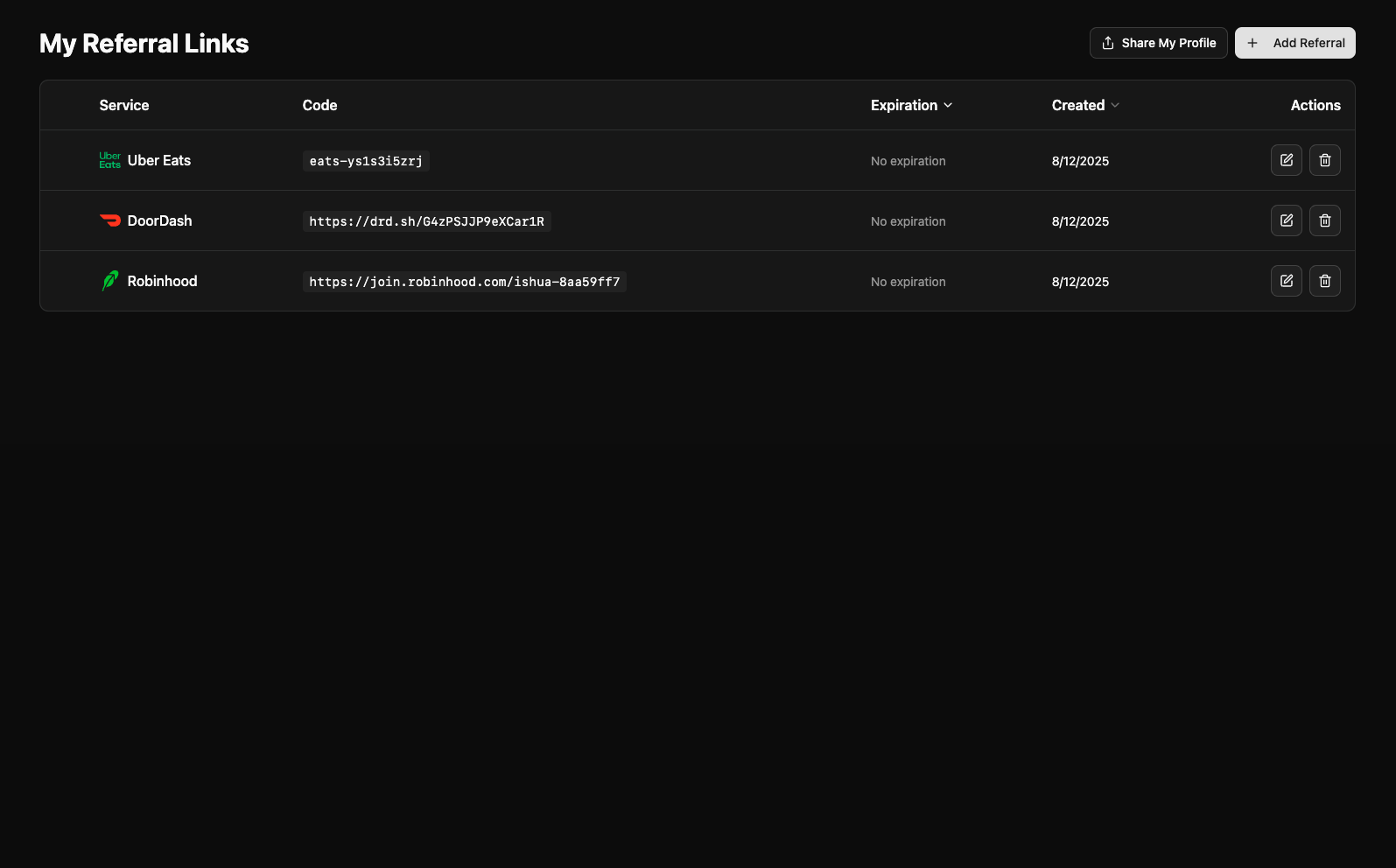 Mídia 2 de App de referência
