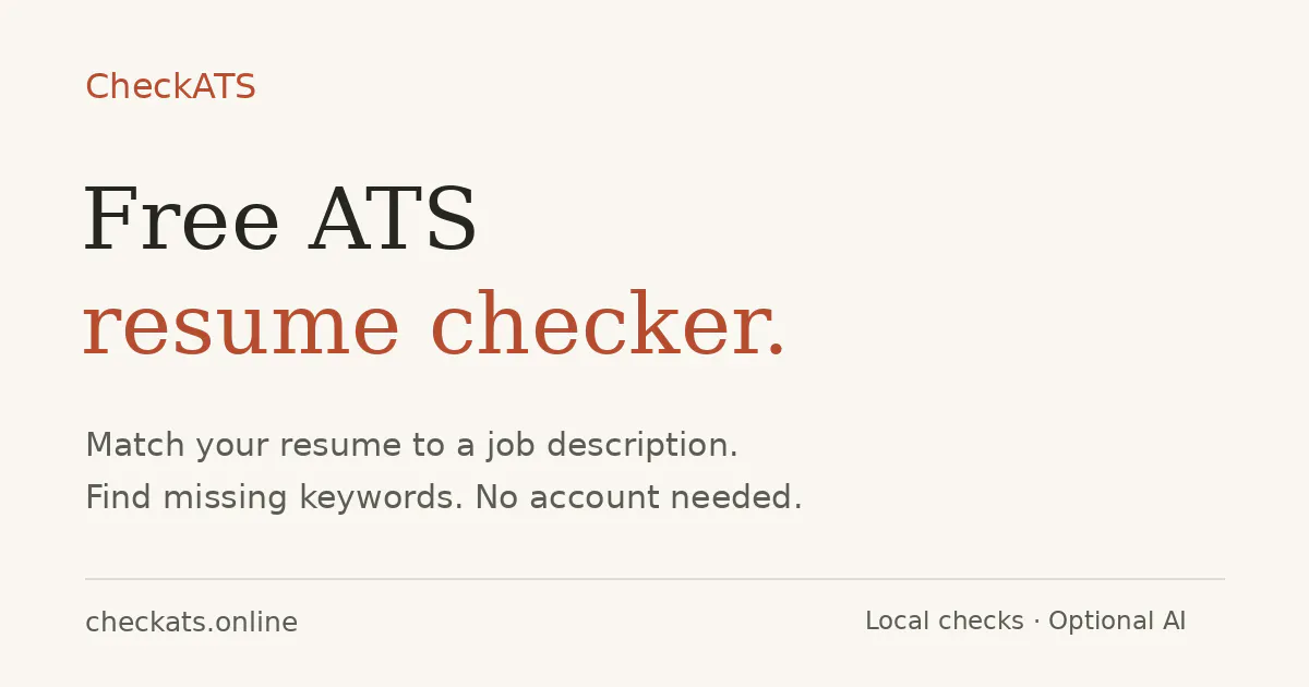 CheckATS gallery image