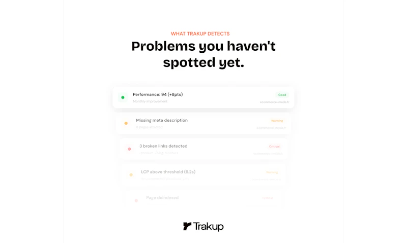 Trakup screenshot 3