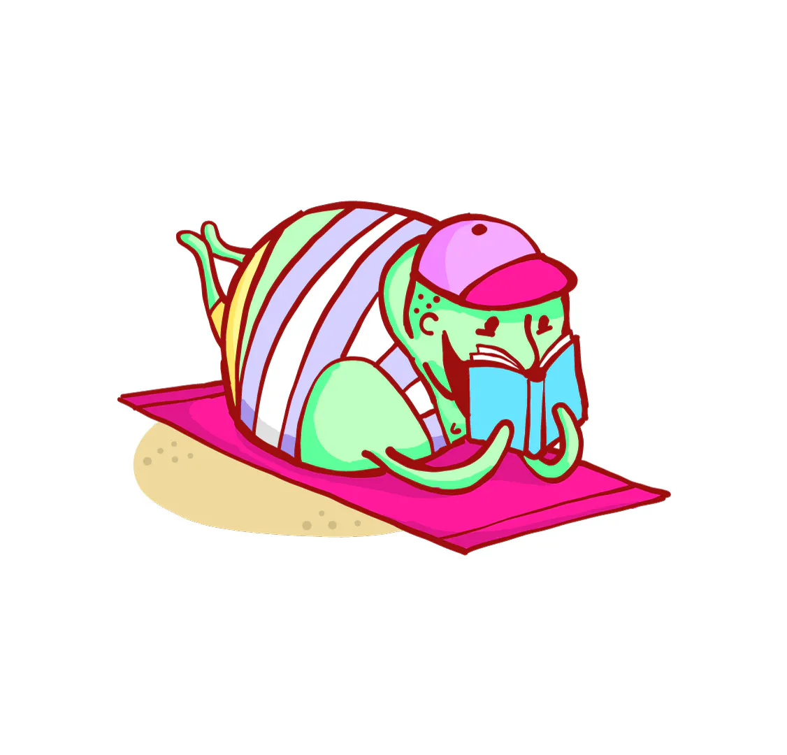 Beach Daze Stickers