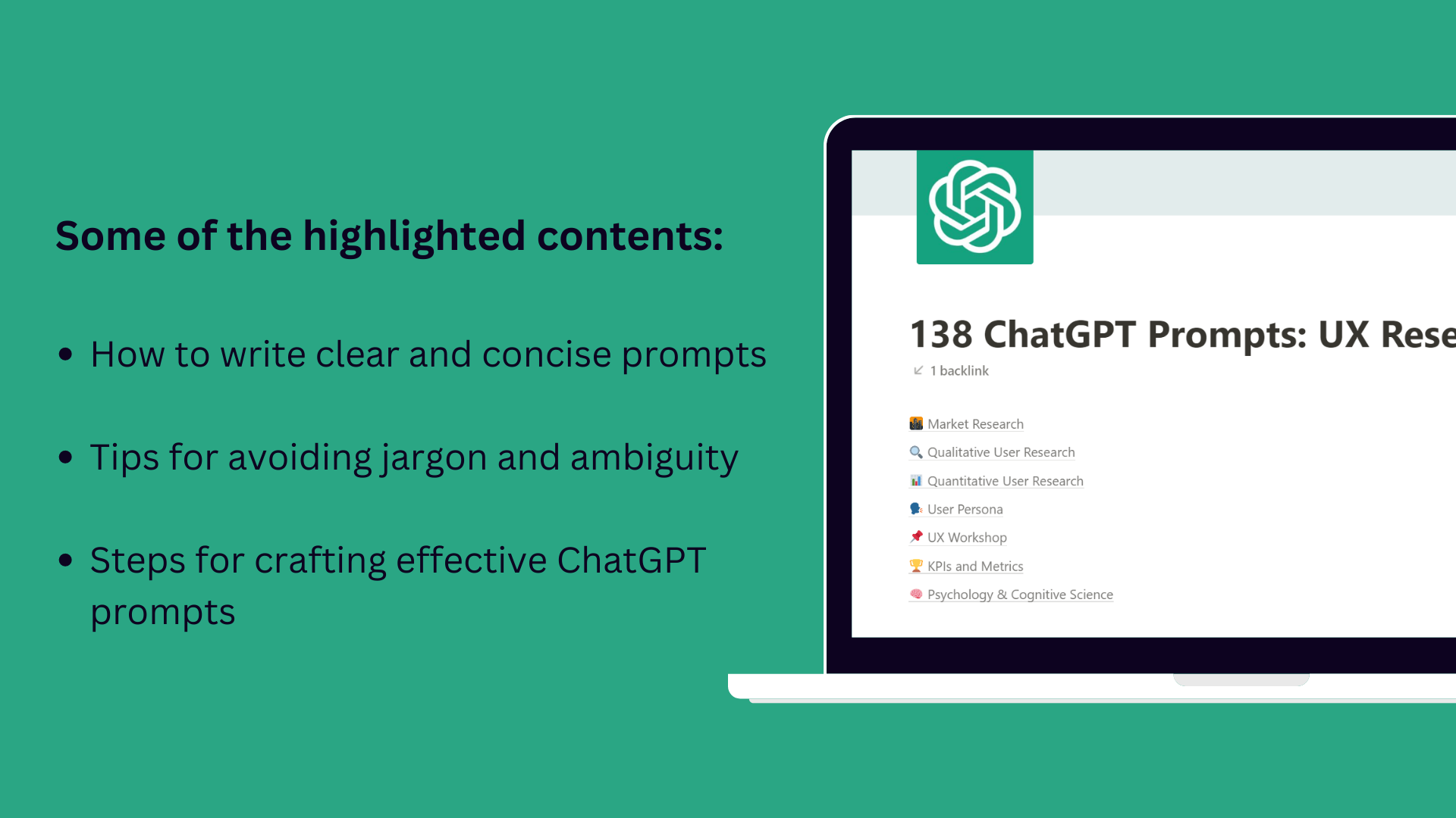 138 ChatGptプロンプト：UX Research - ユニークなChatGPTは、作業を容易にするようにプロンプ​​トしますメディア3