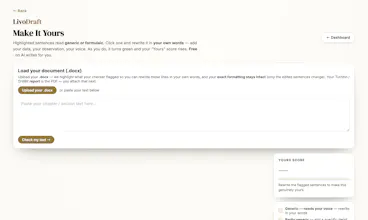 LivoDraft gallery image